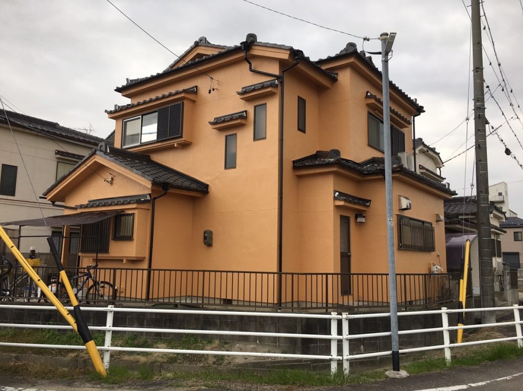 清須市　K様邸　外壁ムキ塗装　（No.4382）