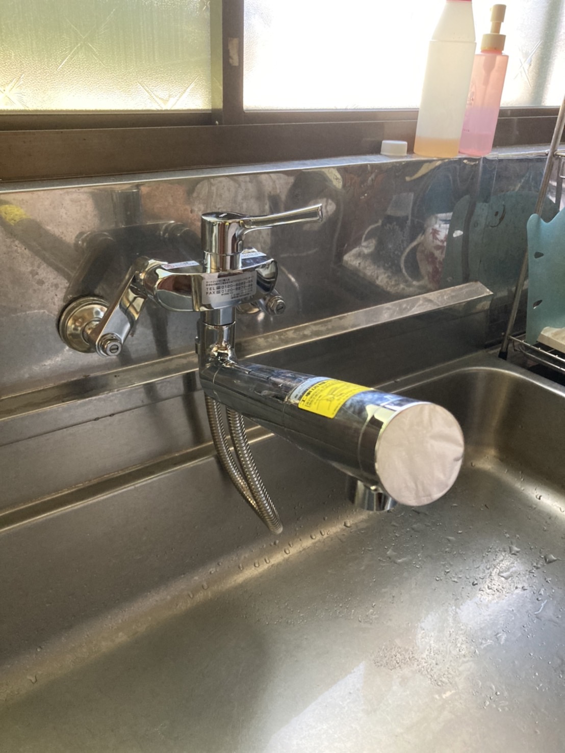 キッチン水栓交換工事