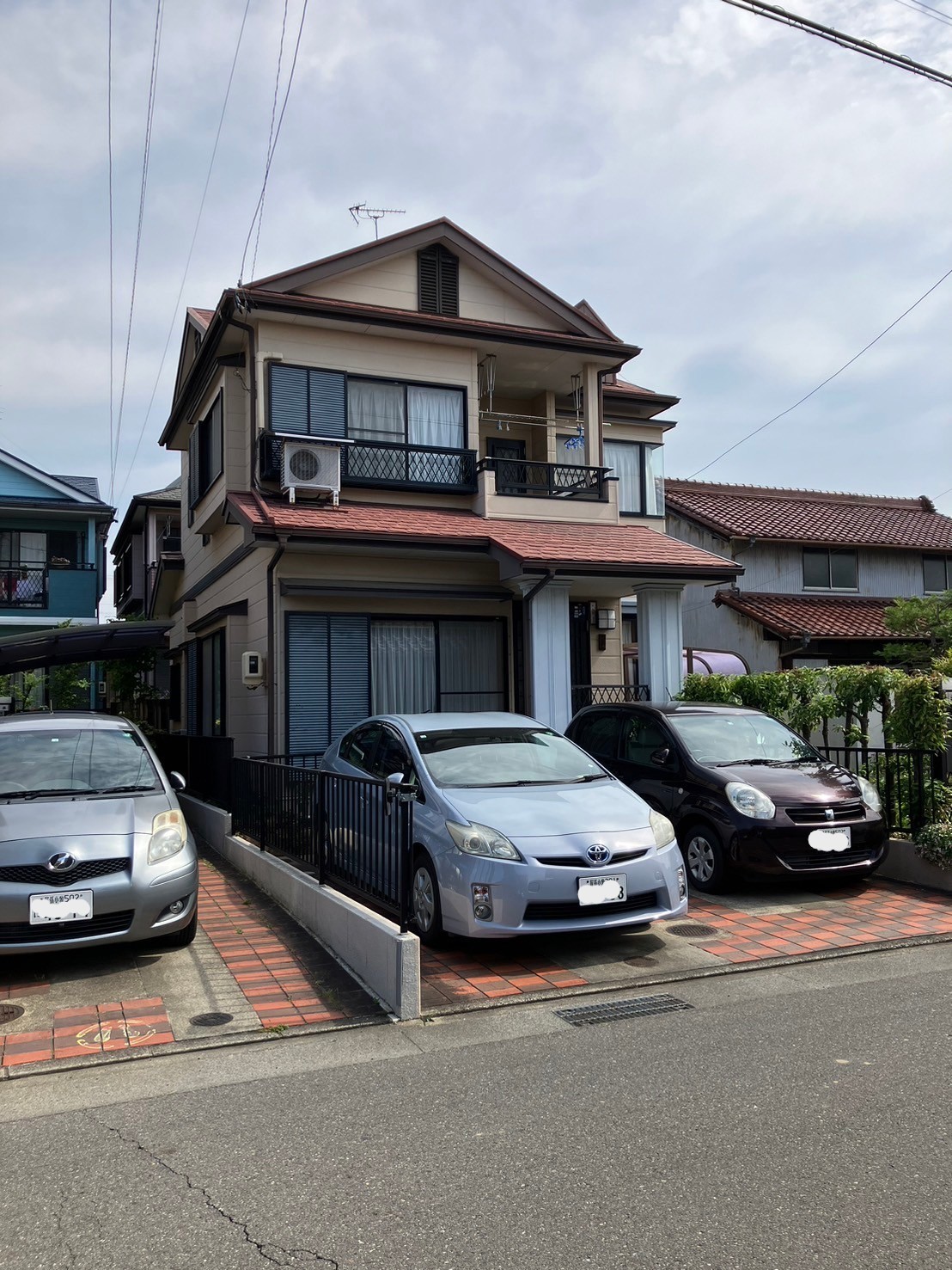 外壁・屋根塗装工事施工事例　ベージュ系　北名古屋市I様邸（NO.22853）