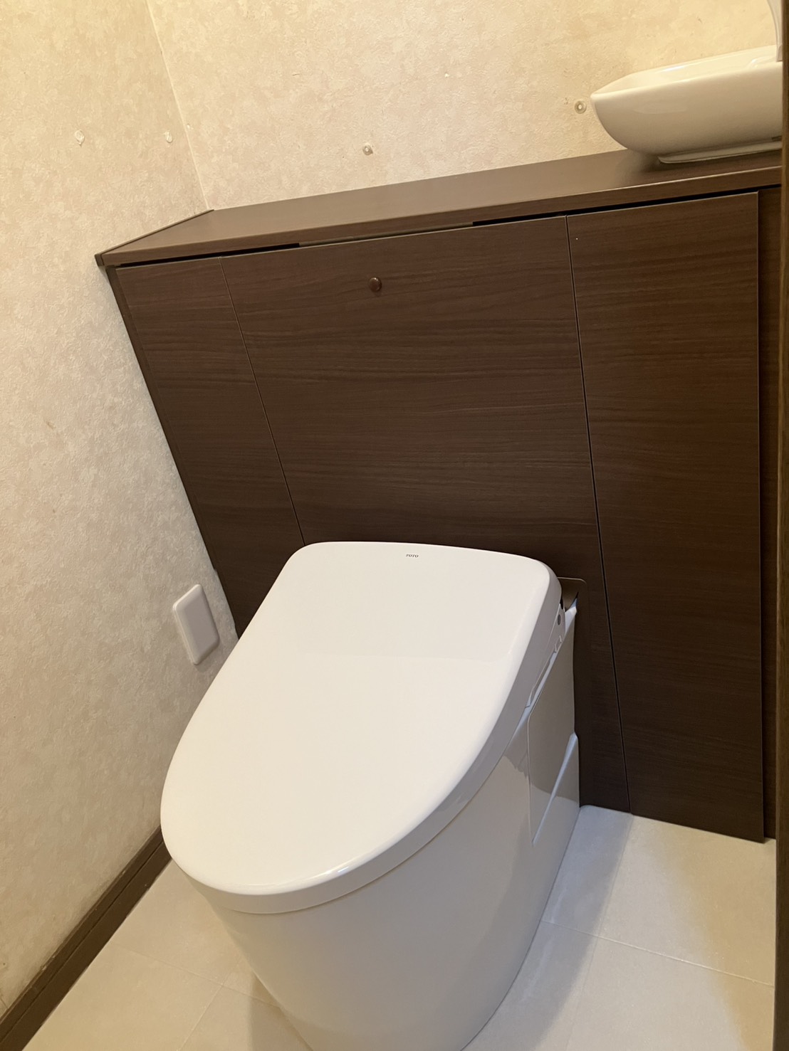 トイレリフォーム｜TOTOレストパル　お掃除しやすいスッキリ空間に！　トイレ工事施工事例　北名古屋市S様