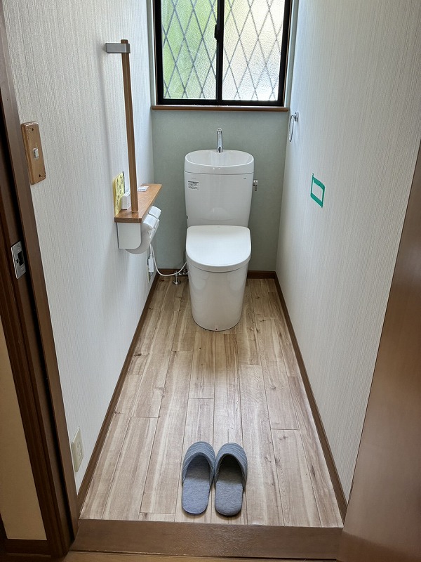 トイレリフォーム｜TOTOピュアレストEX　トイレ工事施工事例　江南市K様