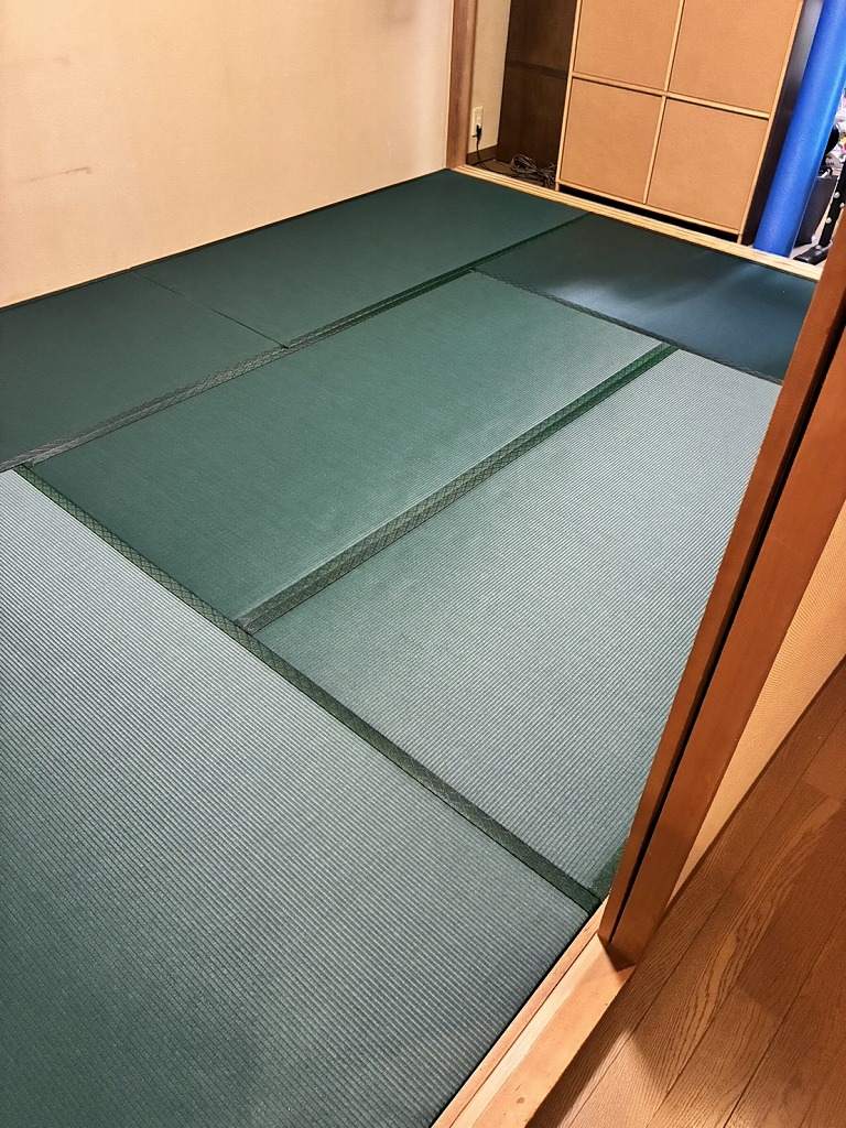 マンション畳交換｜樹脂畳セキスイ畳「MIGUSA」へ交換工事施工事例　岩倉市H様